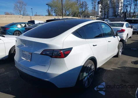 2021 Tesla Model Y Long Range Dual Motor All-Wheel Drive из США, поврежденный, VIN 5YJYGDEE3MF240709